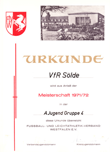 VfR Sölde Jugend Meister