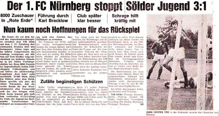 VfR Sölde A-Jugend Deutsche Meisterschaft - VfR Sölde - 1. FC Nürnberg
