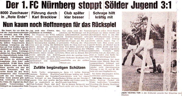 VfR Sölde A-Jugend Deutsche Meisterschaft - VfR Sölde - 1. FC Nürnberg