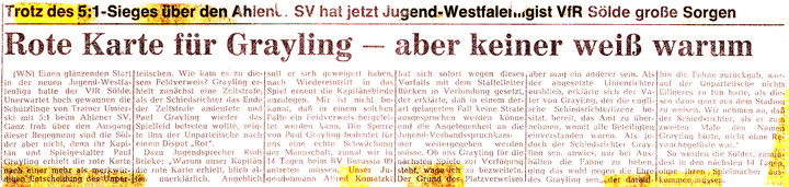VfR Sölde A-Jugend Westfalenliga - Ahlener SV - VfR Sölde