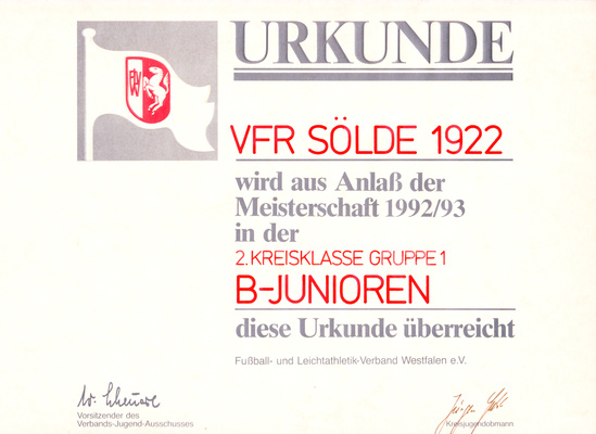 VfR Sölde B-Jugend