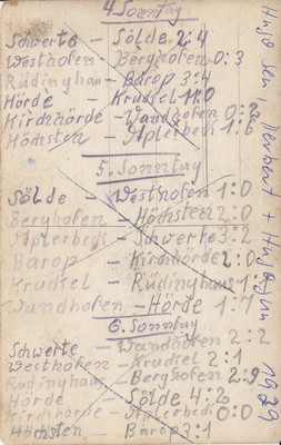 VfR Sölde 1. Mannschaft