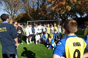 Besuch der Salts Juniors F.C. aus Bradford