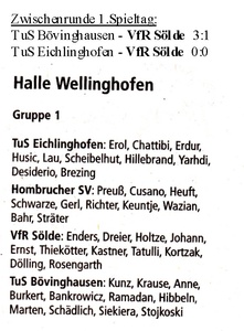 VfR Sölde 1. Mannschaft