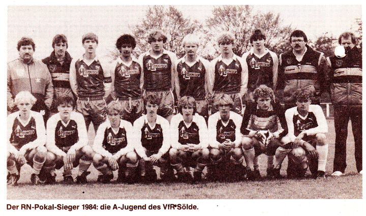 VfR Sölde A-Jugend RN-Fußballpokal 1984
