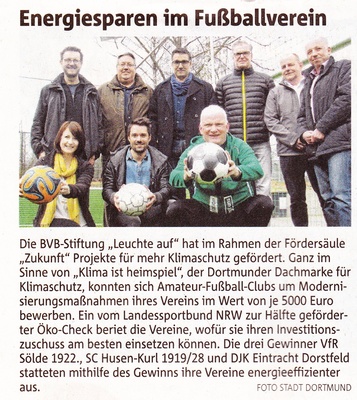 VfR Sölde - Energie sparen VfR Sölde - Energie sparen