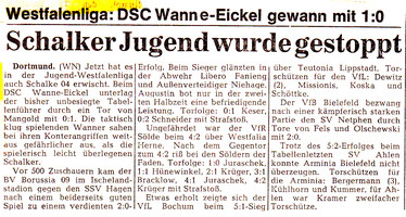 VfR Sölde A-Jugend Westfalenliga - VfR Sölde - Westfalia Herne