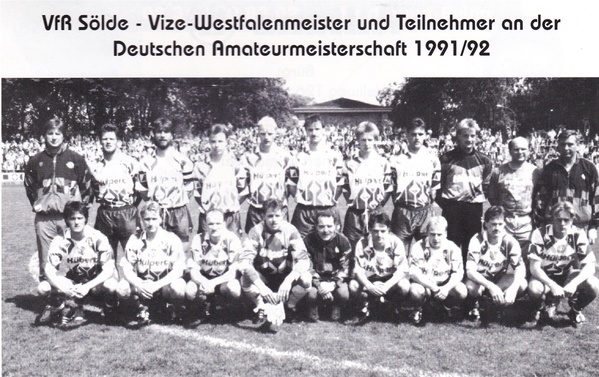 VfR Sölde 1. Mannschaft Oberliga Vizemeister