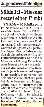 VfR Sölde A-Jugend Westfalenliga