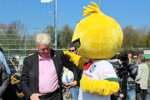Eröffnung der neuen "outdoor soccer grounds"