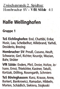 VfR Sölde 1. Mannschaft