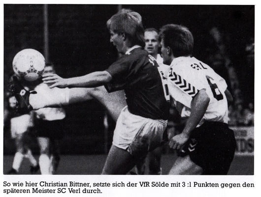 VfR Sölde 1. Mannschaft Oberliga VfR Sölde - SC Verl