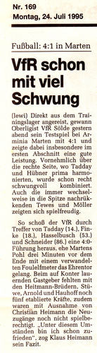 VfR Sölde 1. Mannschaft