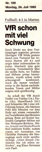 VfR Sölde 1. Mannschaft