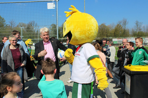 Eröffnung der neuen "outdoor soccer grounds"