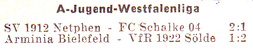VfR Sölde A-Jugend Westfalenliga - Arminia Bielefeld - VfR Sölde