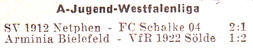 VfR Sölde A-Jugend Westfalenliga - Arminia Bielefeld - VfR Sölde