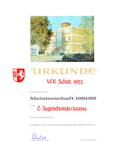 VfR Sölde C-Jugend Sonderklasse Meister