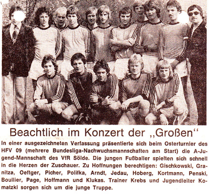 VfR Sölde A-Jugend - Osterturnier des Hombrucher FV 09
