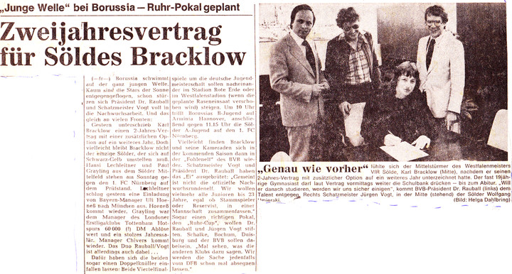 VfR Sölde A-Jugend Karl Bracklow