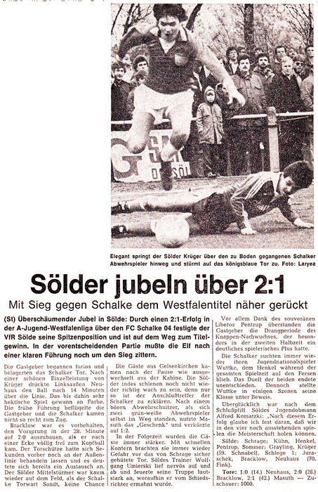 VfR Sölde A-Jugend Westfalenliga - VfR Sölde - FC Schalke 04