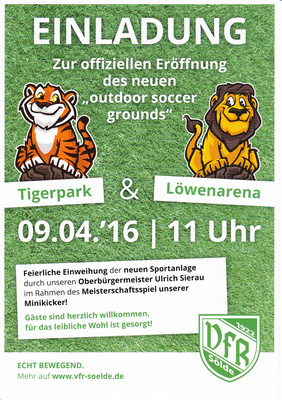 VfR Sölde - Eröffnung des outdoor soccer grounds
