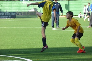 Besuch der Salts Juniors F.C. aus Bradford