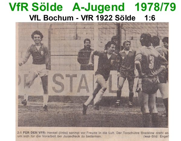 VfR Sölde A-Jugend Westfalenliga - VfL Bochum - VfR Sölde